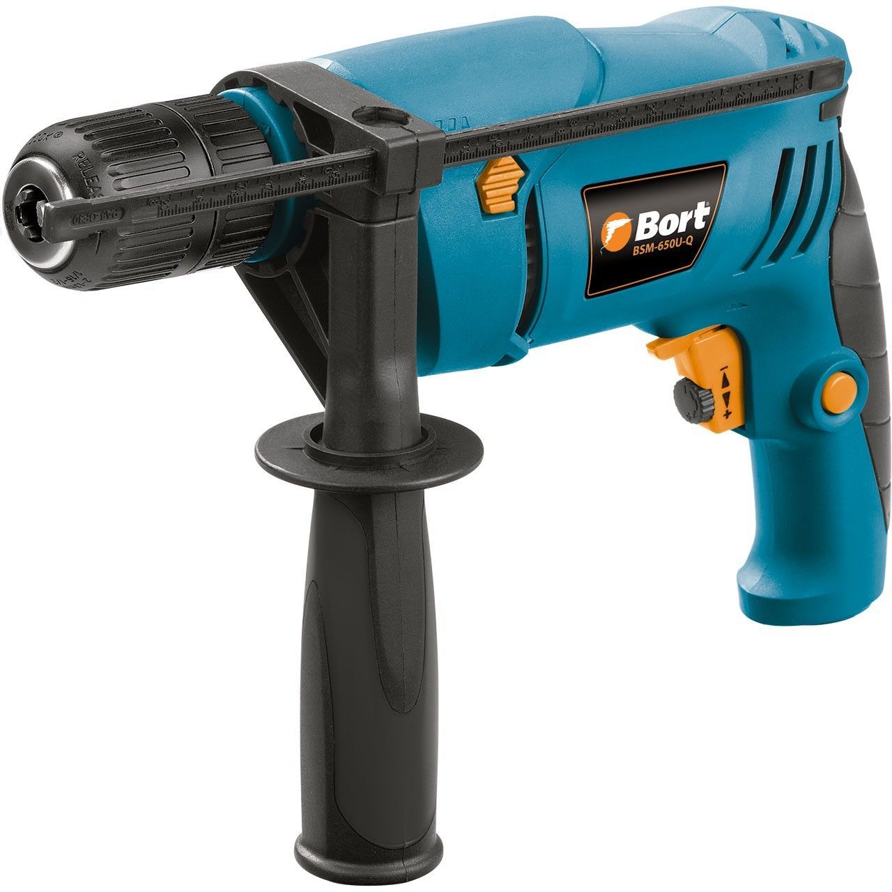 Дрель ударная 650Вт, 1/2", 0-2800об/мин,  BSM-650U-QBort 93726898