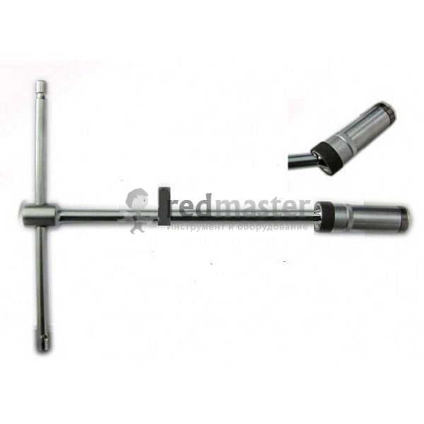 Ключ свечной 3/8", с шаровым карданом,12-гран. L=300мм S=16мм Force 807330016B