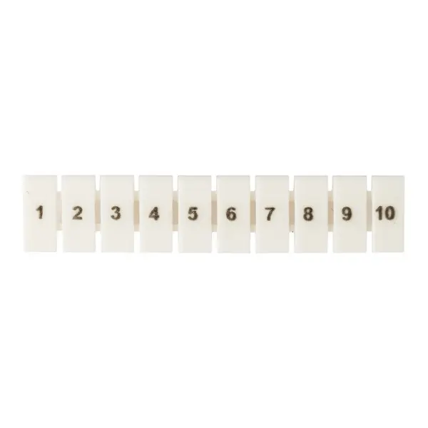Маркеры для JXB-ST/Push-in 4 с нумерацией 1-10 (100 шт.) EKF zb-st-4-1-10