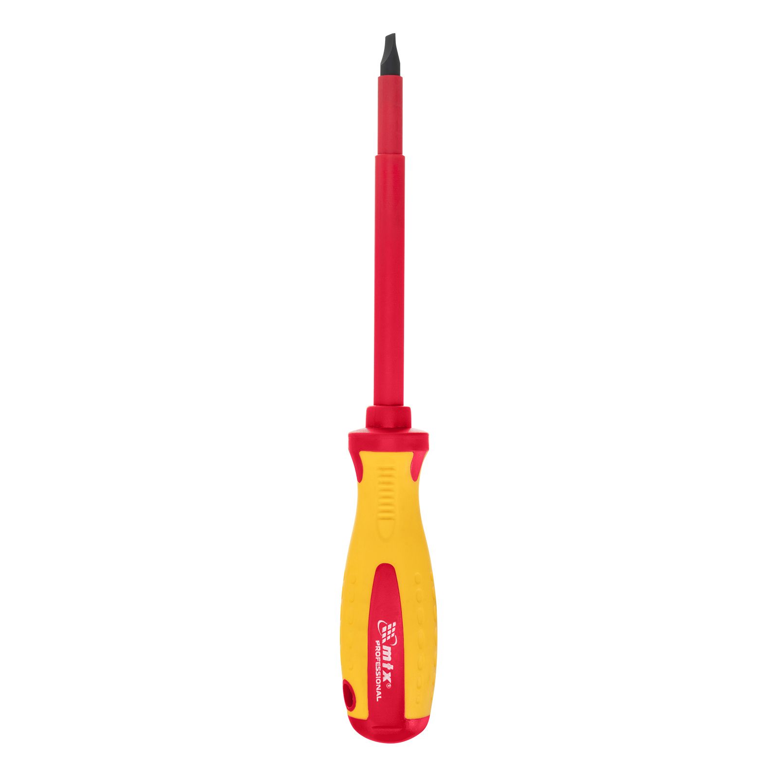 Отвертка Insulated до 1000 В, SL8,0x150 mm, CrMo, 2к рукоятка Matrix 12922
