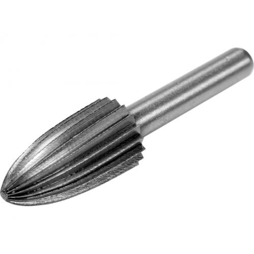Шарошка металлическая коническая 13х25x55мм для обработки металла H-D HD-61716