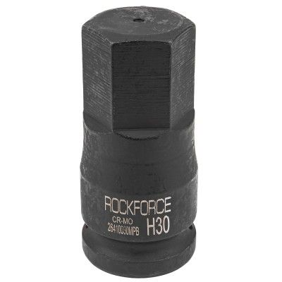 Головка-бита ударная 6-гранная 30мм, 3/4"  Rock FORCE RF-26410030MPB