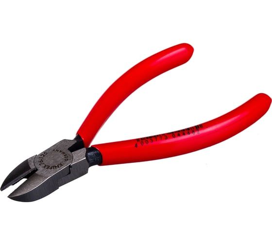 Бокорезы для электромеханика, L-125 мм, чёрные, обливные рукоятки   ...KNIPEX 7601125