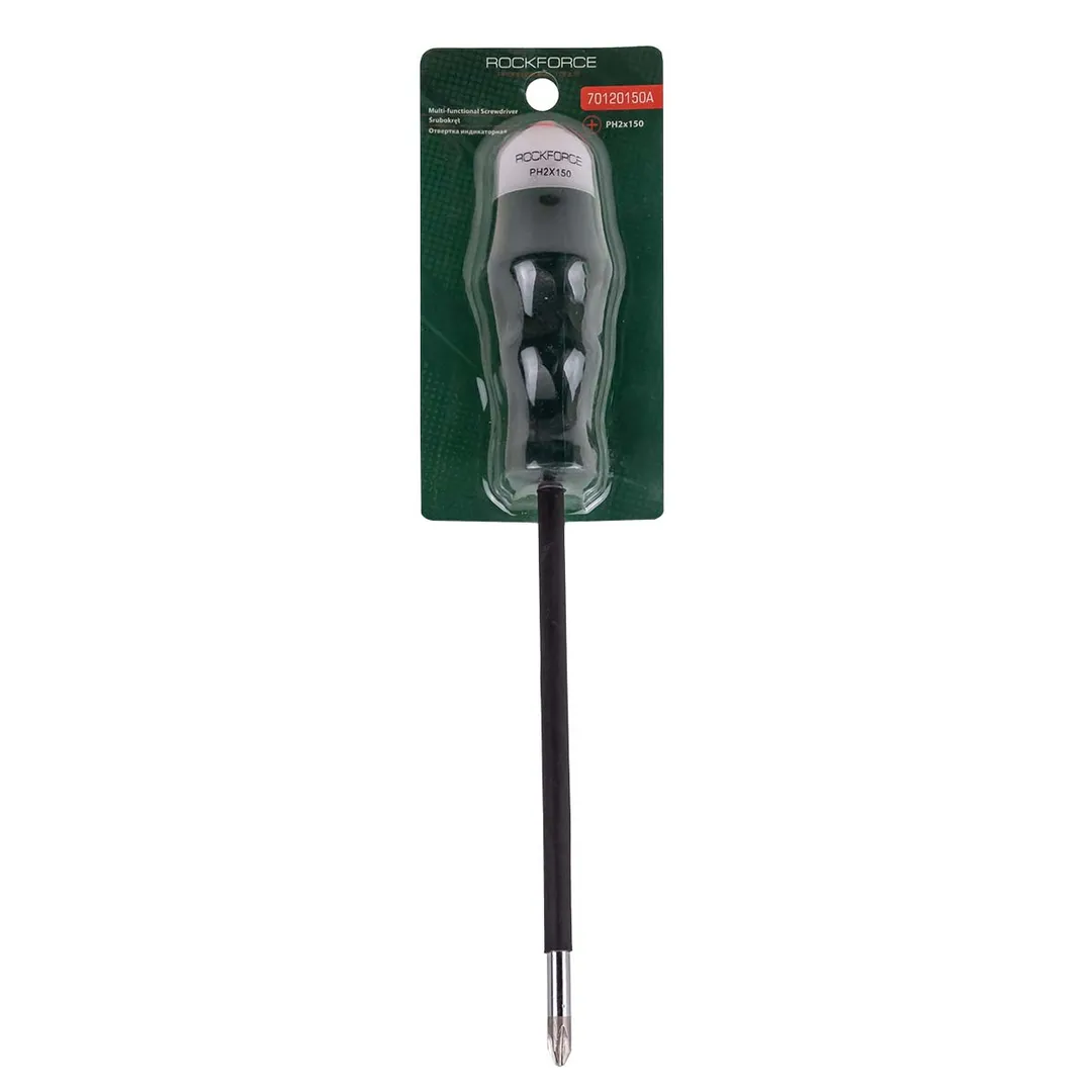 Отвертка индикаторная PH2x150  Rock FORCE RF-70120150A