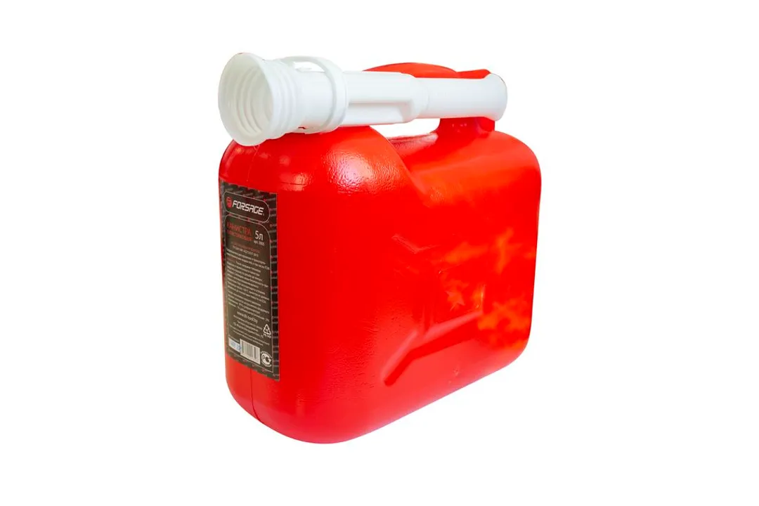 Канистра  пластиковая "Звезда"со сменным гибким "носиком"(5л.) Forsage 3005
