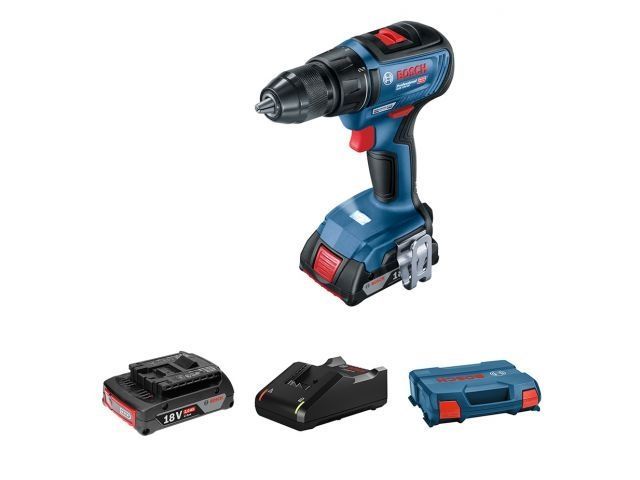 Аккум. дрель-шуруповерт GSR 18V-50 в чем. (18.0 В,2 акк. 2.0 А/ч, 2 скор., 50 Нм, шурупы до 10 мм)  ...BOSCH 06019H5020