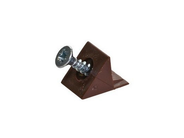 Фиксатор задней стенки с саморезом, коричневый STARFIX SMP-57679-1