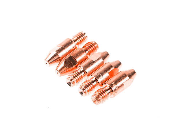 Трубка контактная D 0.8 mm M8х30 mm E-Cu с контактным наконечником (набор 5 шт) SOLARIS WA-3490