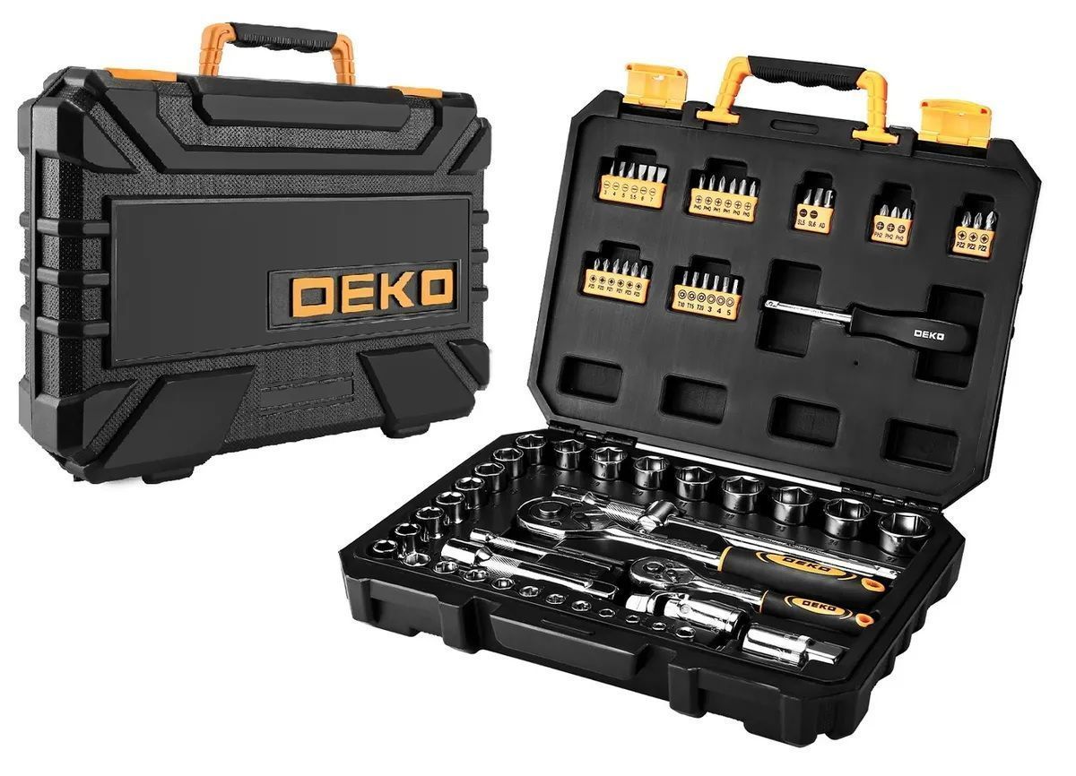 Набор инструмента для авто в чемодане DEKO DKMT72 SET 72Deko 065-0734