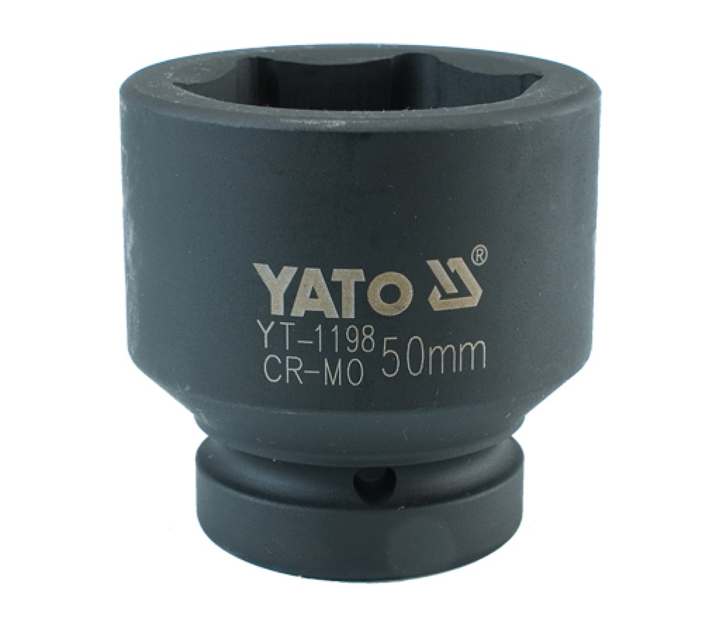 Головка торцевая ударная 1" 6гр. 50mm L73mm CrMo  YATO YT-1198