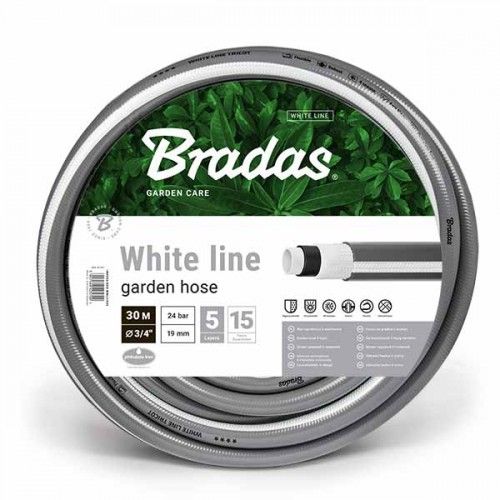 Шланг поливочный WHITE LINE 3/4" 20м  BRADAS WWL3/420