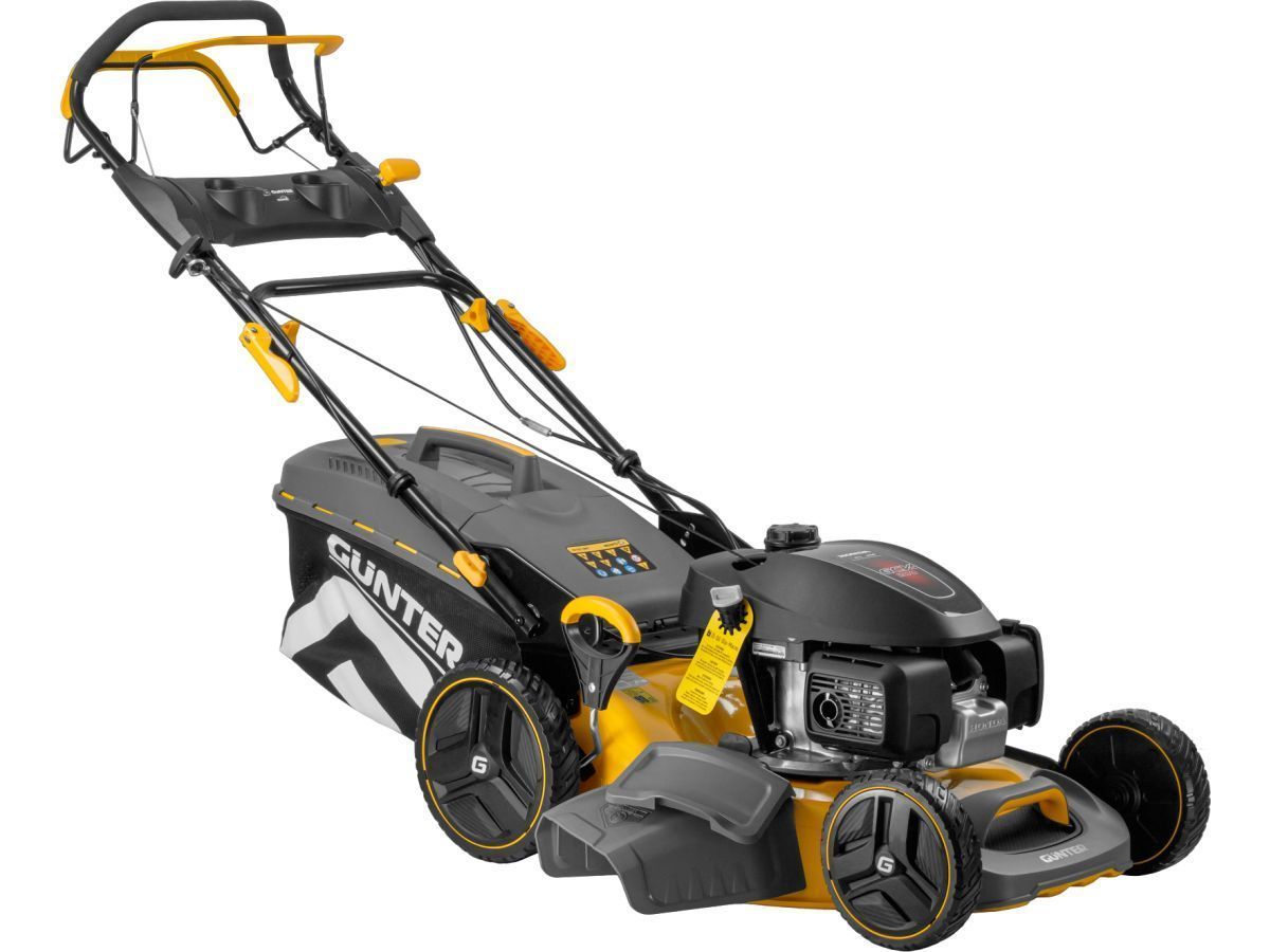 Газонокосилка бензиновая LMB-535 SV самоходная (5.6 л.с.(HONDA), шир. 51 см, самоходная (вариатор), мульчир., стальн. корпус, травосборник 65 л) GUNTER GU2412-8