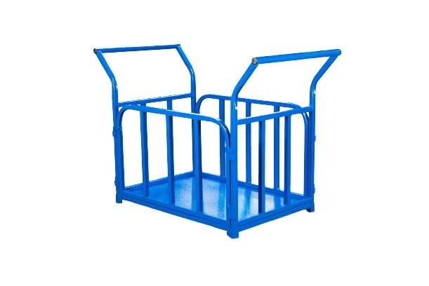 Тележка платформенная ТП-Б (600х900) с бортами и двумя ручками (без колес), шт  ...TOR 1023781