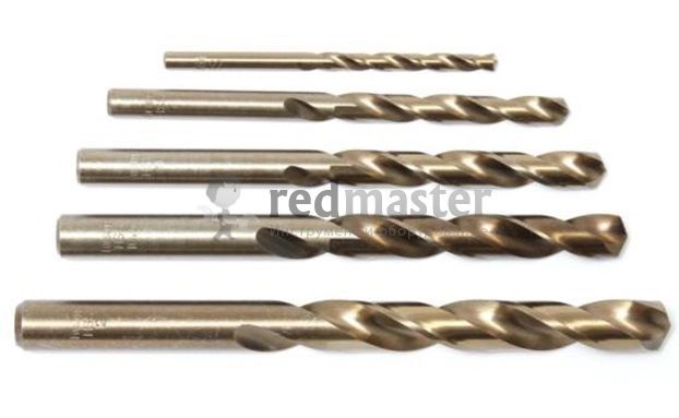 Сверло по металлу 10х87х133мм HSS (5шт), в пластиковом футляре Forsage F-DSP100