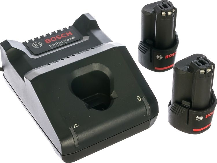 Аккумулятор "StarterSet" GBA 12V 2х3.0А/ч Professional (2 шт.) + зарядное GAL 12V-40 BOSCH 1.600.A01.9RD