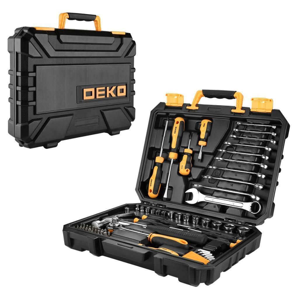 Универсальный набор инструмента для дома и авто  DKMT74 SET 74...Deko 065-0735