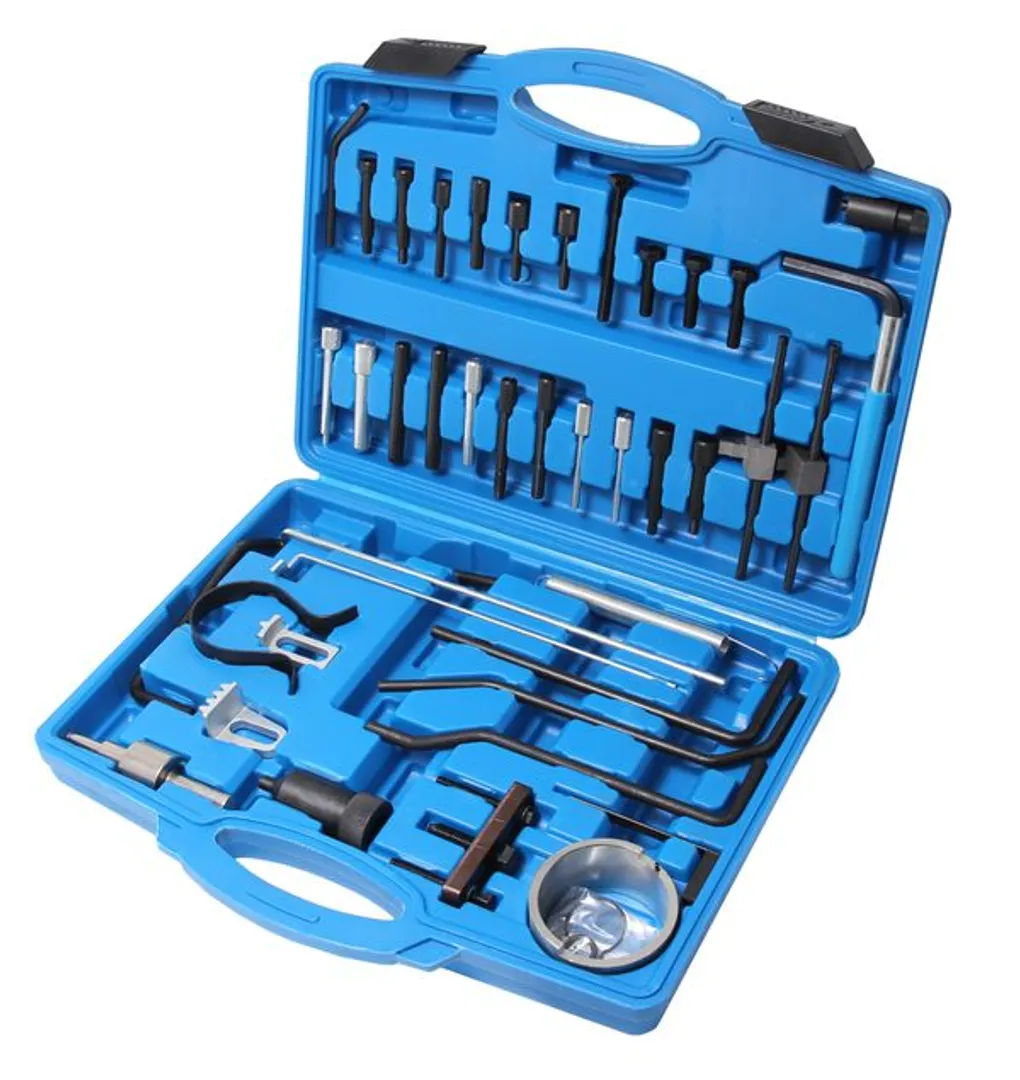 Набор фиксаторов для обслуживания двигателей Сitroen, Peugeot 42пр.(в кейсе) RockFORCE RF-40132040