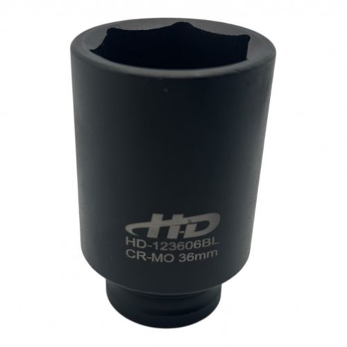 Головка торцевая ударная 1/2" 6гр. 36мм L78мм CrMo H-D HD-123606BL