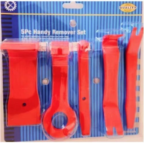 Съёмник крепежа обивки пластмассовый (NYLON), набор 5 предметов  ...H-D HD-0836