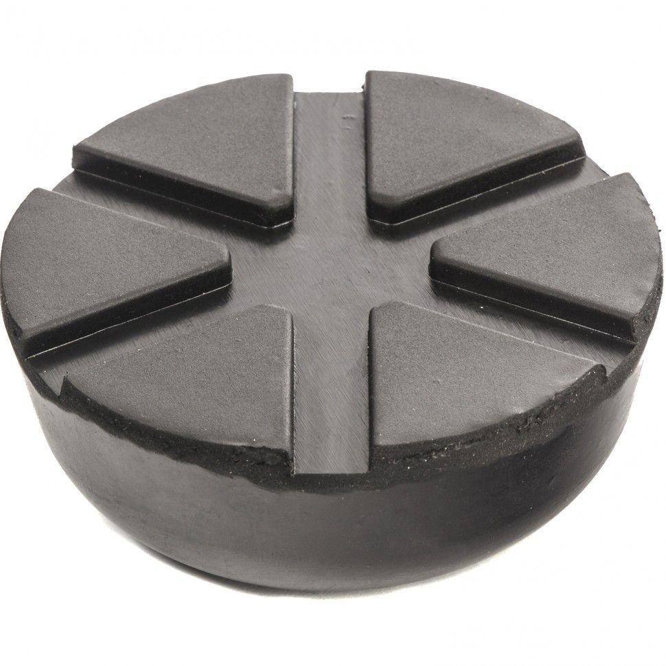 Резиновая опора для подкатного домкрата универсальная, D=89 mm, d=60 mm, H=35 mm Matrix 50910