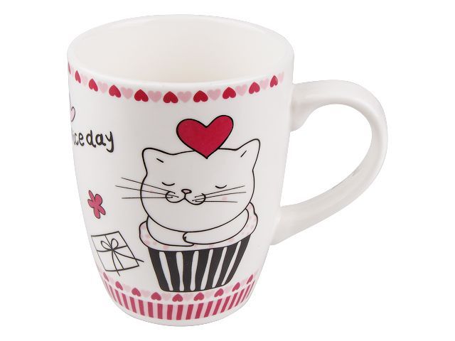 Кружка керамическая, 360 мл., LOVE KITTY-2 PERFECTO LINEA 30-063012