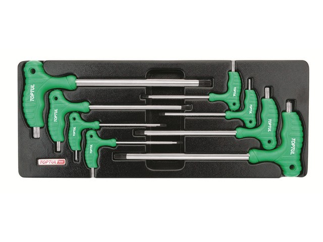 Набор-сет ключей L-Type Torx Т10-Т50 8шт 434х176mm Toptul GAAT0804