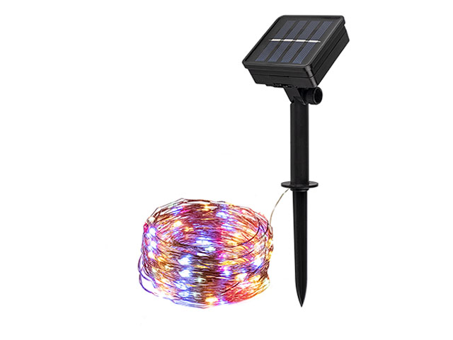Светильник садовый на солнечной батарее SLR-G03-100M  (нить, мультицв., 100 LED)  ...ФАZА 5033467