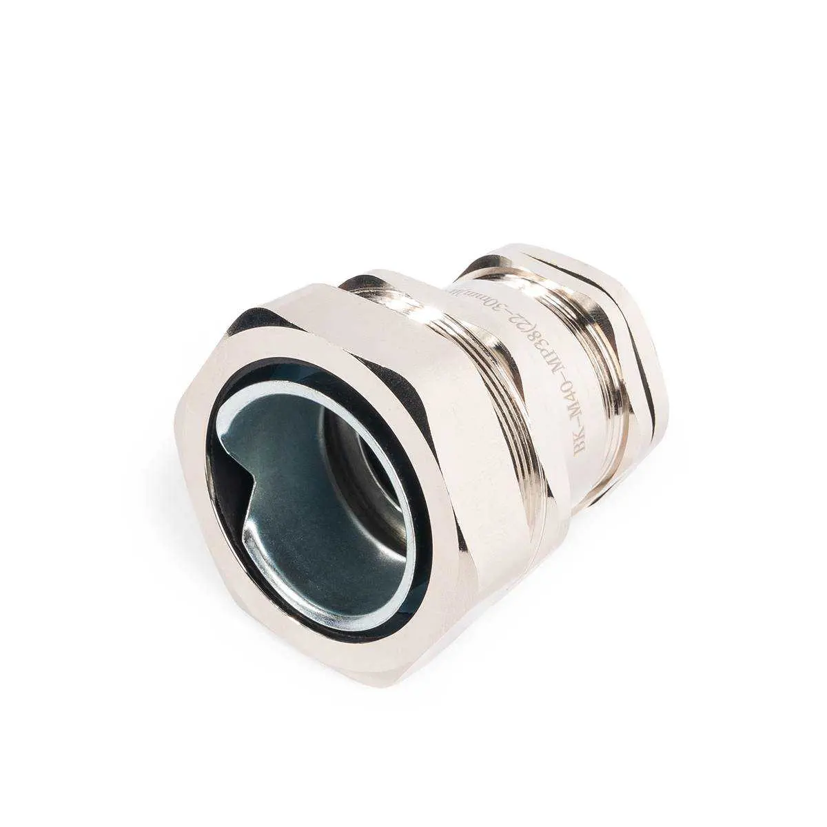 Ввод кабельный для металлорукава латунный ВК-М40(22-30 мм)-МР38  ...Fortisflex 87955