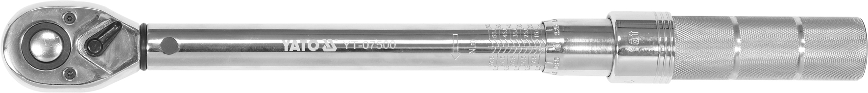 Ключ динамометрический  3/8" 378-400mm (10-60Nm)  YATO YT-07500