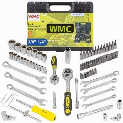 Набор инструментов 82 пр.  WMC TOOLS WMC-4821-5DS-м