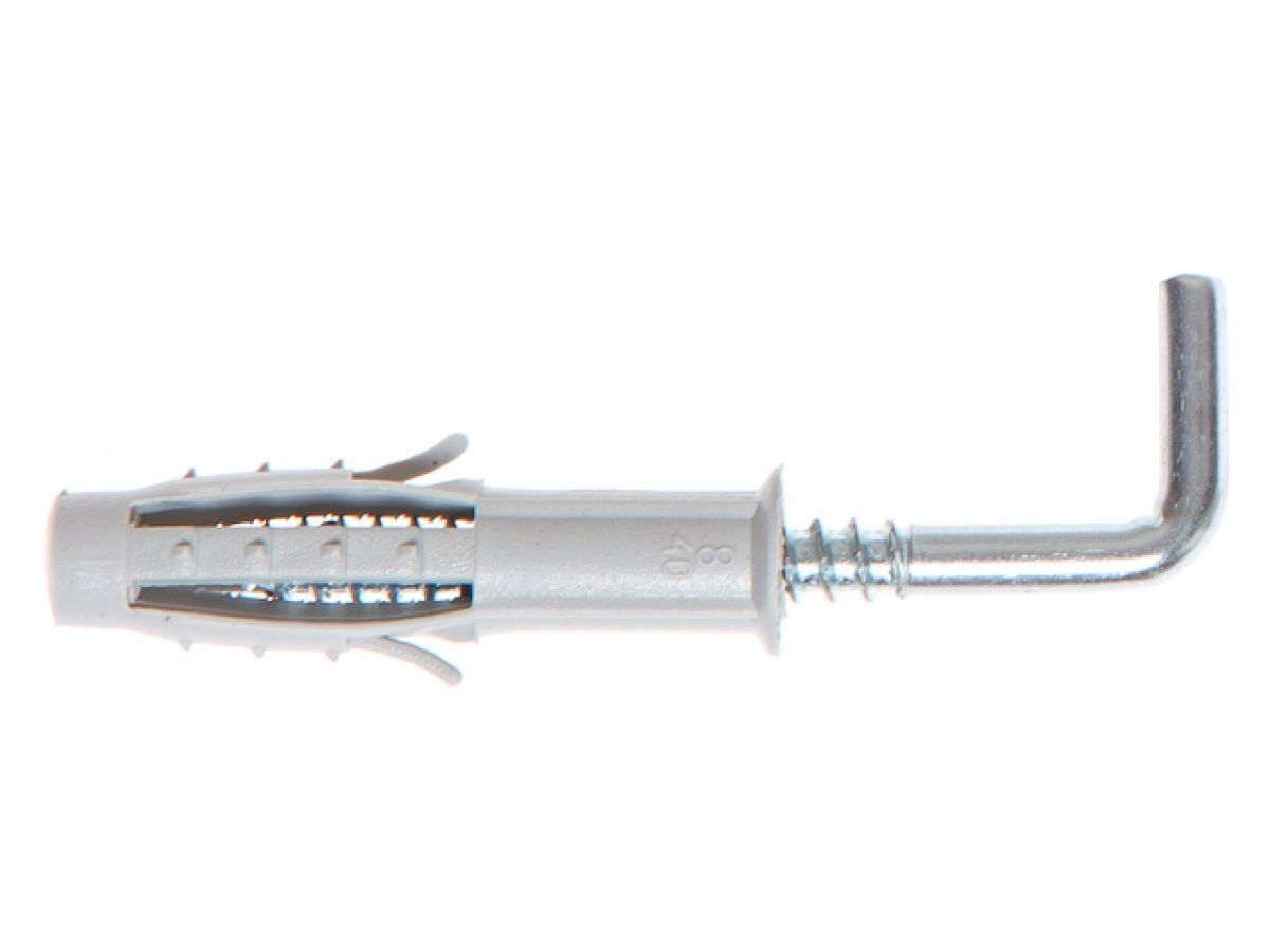Дюбель с Г-образным крючком 6х35 mm (4 шт) STARFIX SMZ1-91282-4
