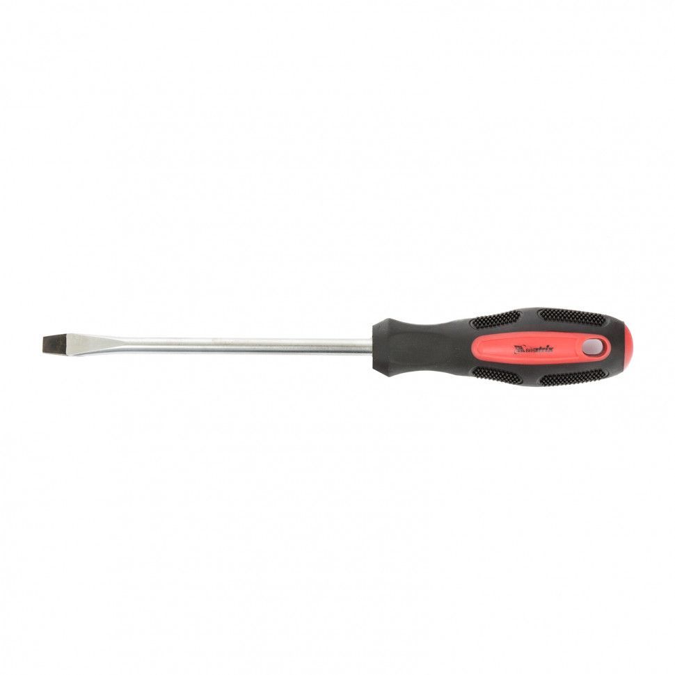 Отвертка Anti-Slip, SL8.0 х 150 mm, CrV, двухкомп. рукоятка  Matrix 12226