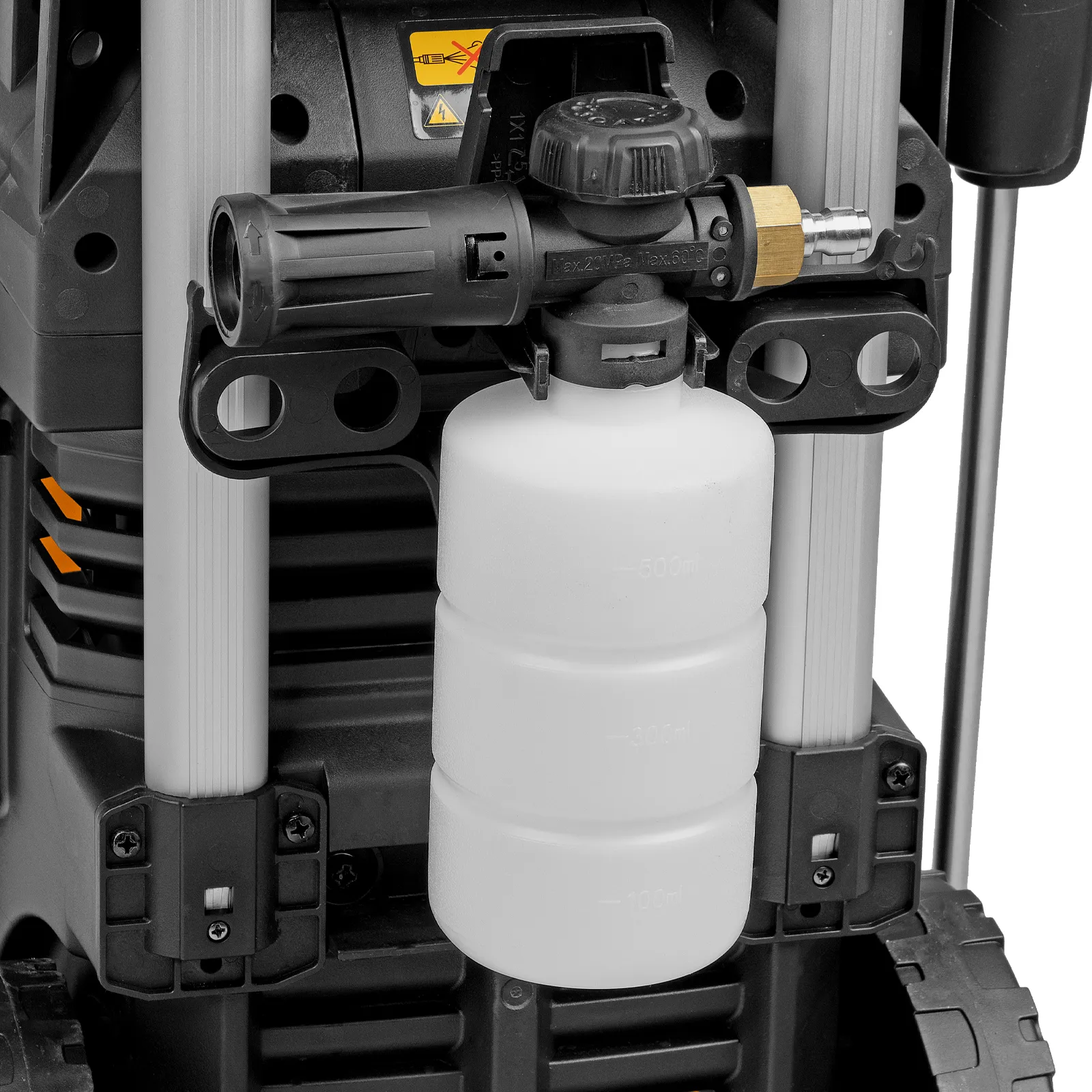 Моечная машина высокого давления R-180iD, 2000 Вт, 180 бар, 420 л/ч, асинх. двиг., бараб. DENZEL 58266