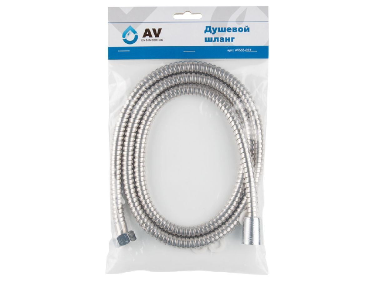 Душевой шланг 1/2"х1/2" 150см AV Engineering AVSSS-027