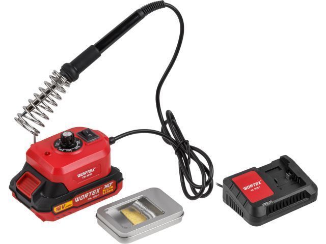Аккум. паяльник CSI 4018 в кор. ALL1 XLT SET ,18 В,  1АКБ,  280 - 480 С,   и З/У,  WORTEX 1334780