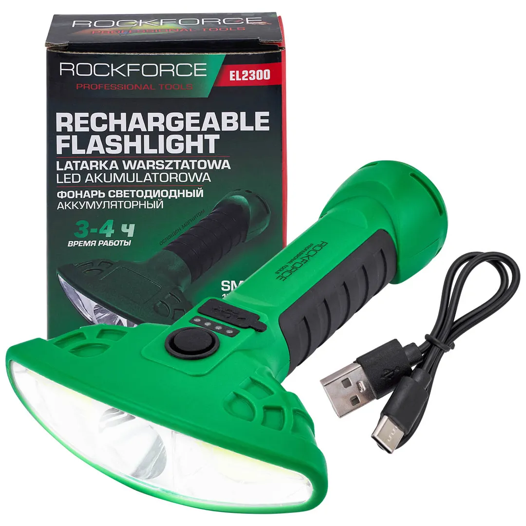 Фонарь светодиодный аккумуляторный RockFORCE Rock FORCE RF-EL2300