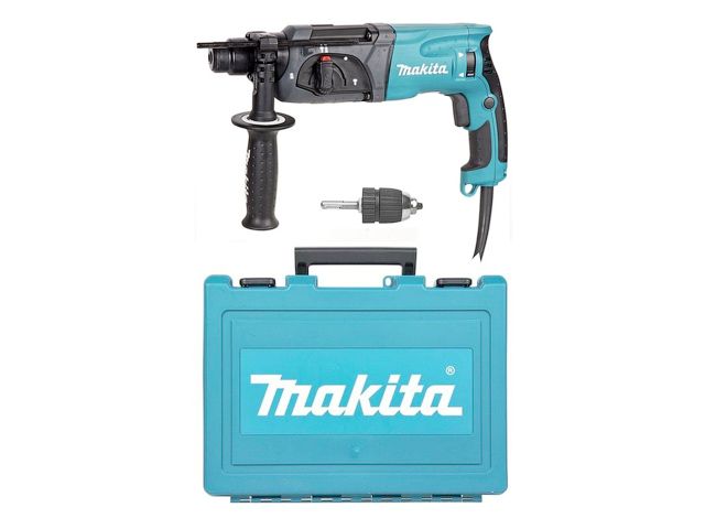 Перфоратор, 780Вт, 2.7Дж, 3 реж., патрон SDS-plus, БЗП в комплекте MAKITA HR2470X19