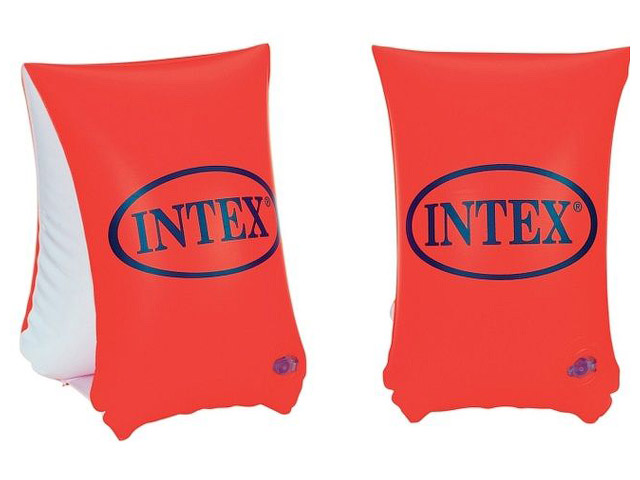 Надувные нарукавники для плавания Deluxe, 30х15 см (от 6 до 12 лет)  ...INTEX 58641