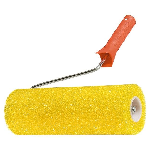 Валик "СТРУКТУРНЫЙ" поролоновый с ручкой, "шероховатый", 230 мм, D - 80 мм, D ру...MTX 80221