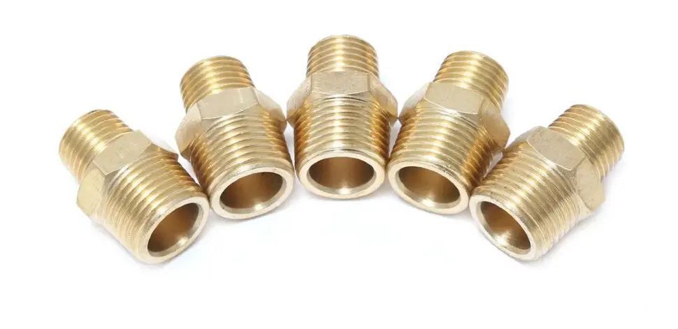 Соединитель резьбовой наруж. резьба 1/2"x1/2", к-т 5шт. Forsage F-MM08/08K