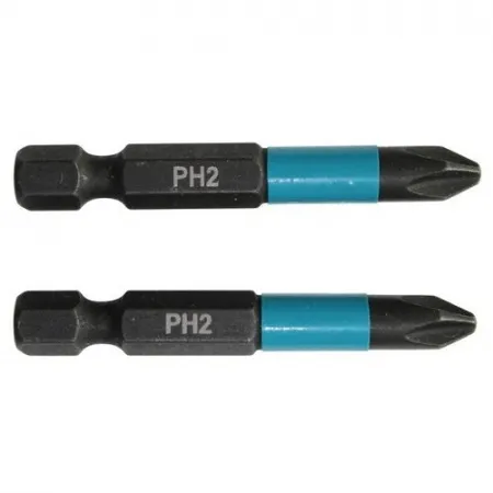 Насадка Impact PH2, 50 мм, Е-form (MZ), 2 шт   MAKITA B-63725