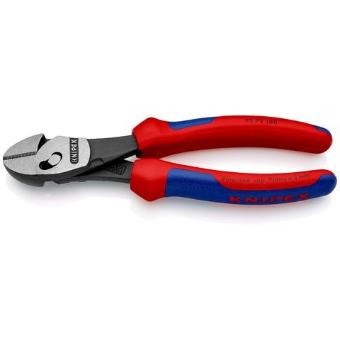 Бокорезы особой мощности  TwinForce®, L-180 мм, чёрные, 2-комп. рукоятки    ...KNIPEX 7372180