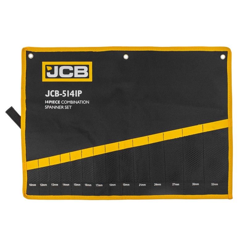 Органайзер тканевый для набора ключей 14пр.  JCB JCB-5141P-P