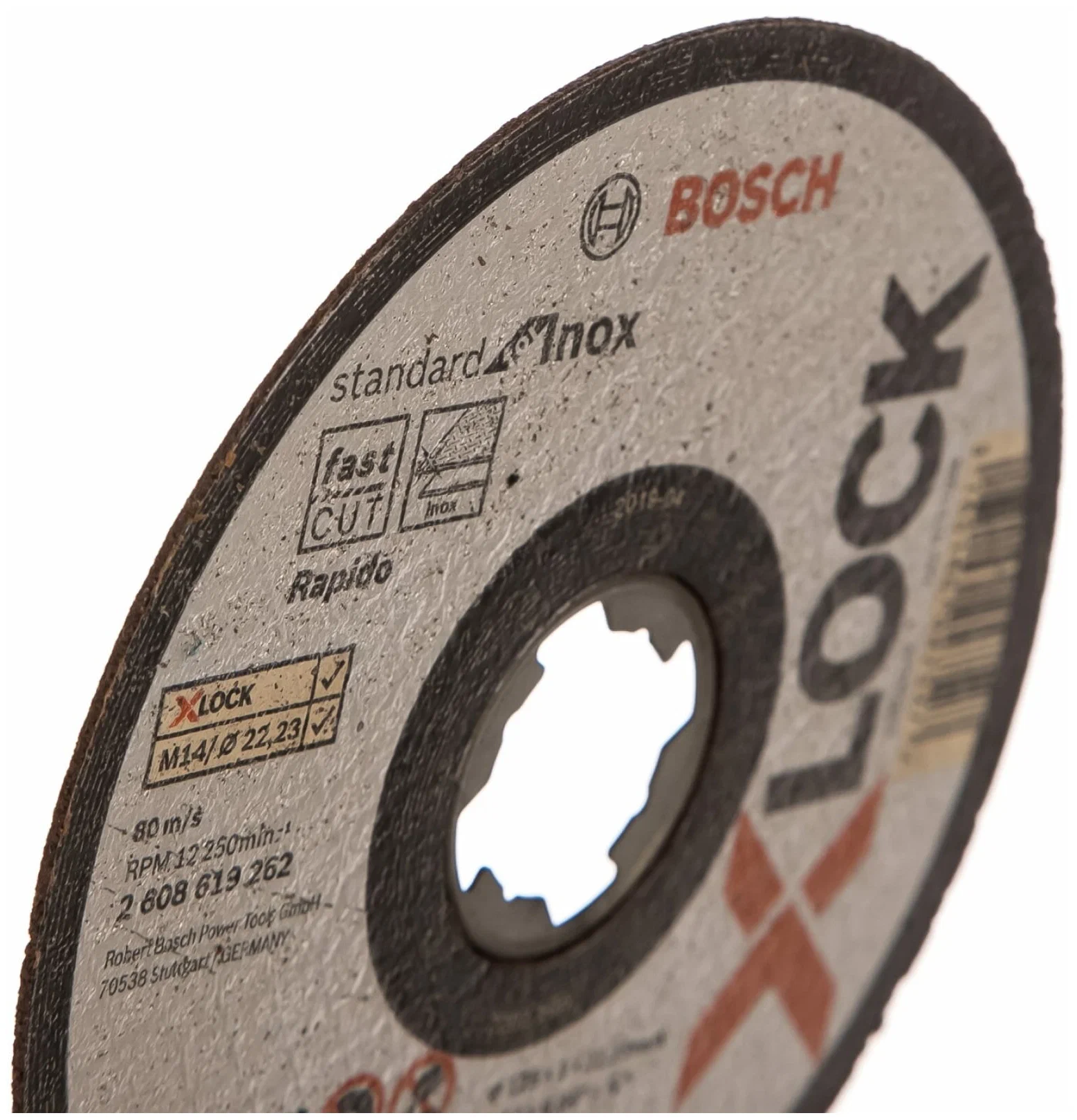 Круг отрезной 115х1.0х22.23 мм Standard for Metal (прямой) BOSCH 2.608.619.767