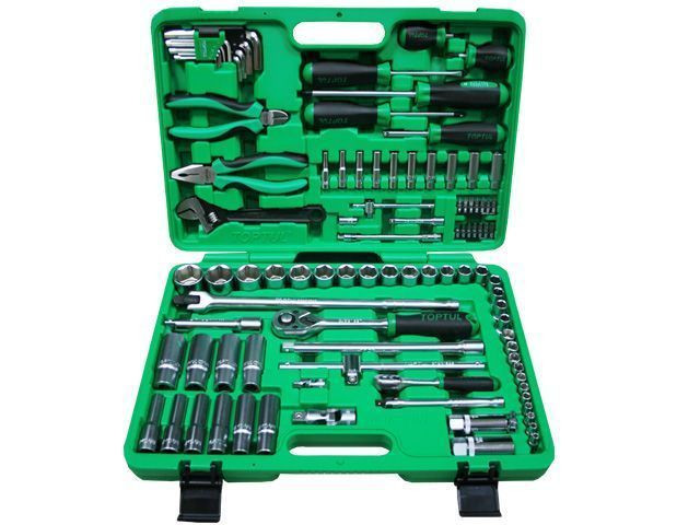 Набор головок и инструмента 97 предметов 1/4",1/2" Toptul GCAI9701