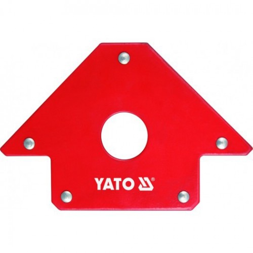 Струбцина магнитная для сварки 102Х155Х17mm с отверстием d18mm  ...YATO YT-0864