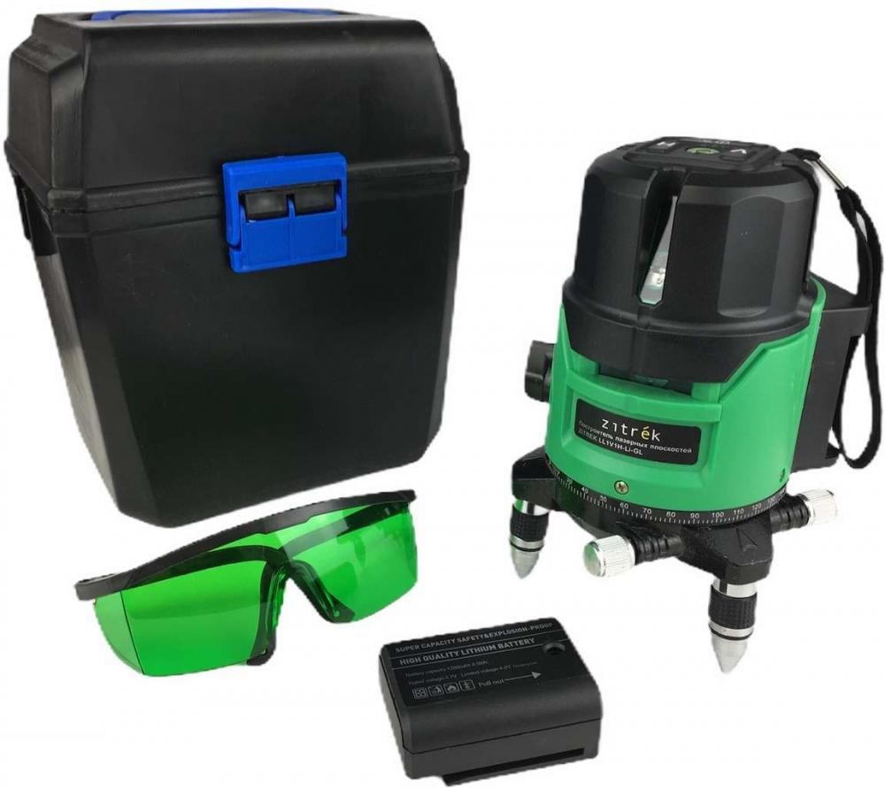 Уровень лазерный самовыравнивающийся  LL1V1H-Li-GL зеленый луч...Zitrek 065-0158