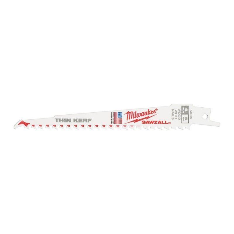 Пильное полотно S611DF THIN KERF по дереву / металлу (5 шт / 150 мм) Milwaukee  48475035