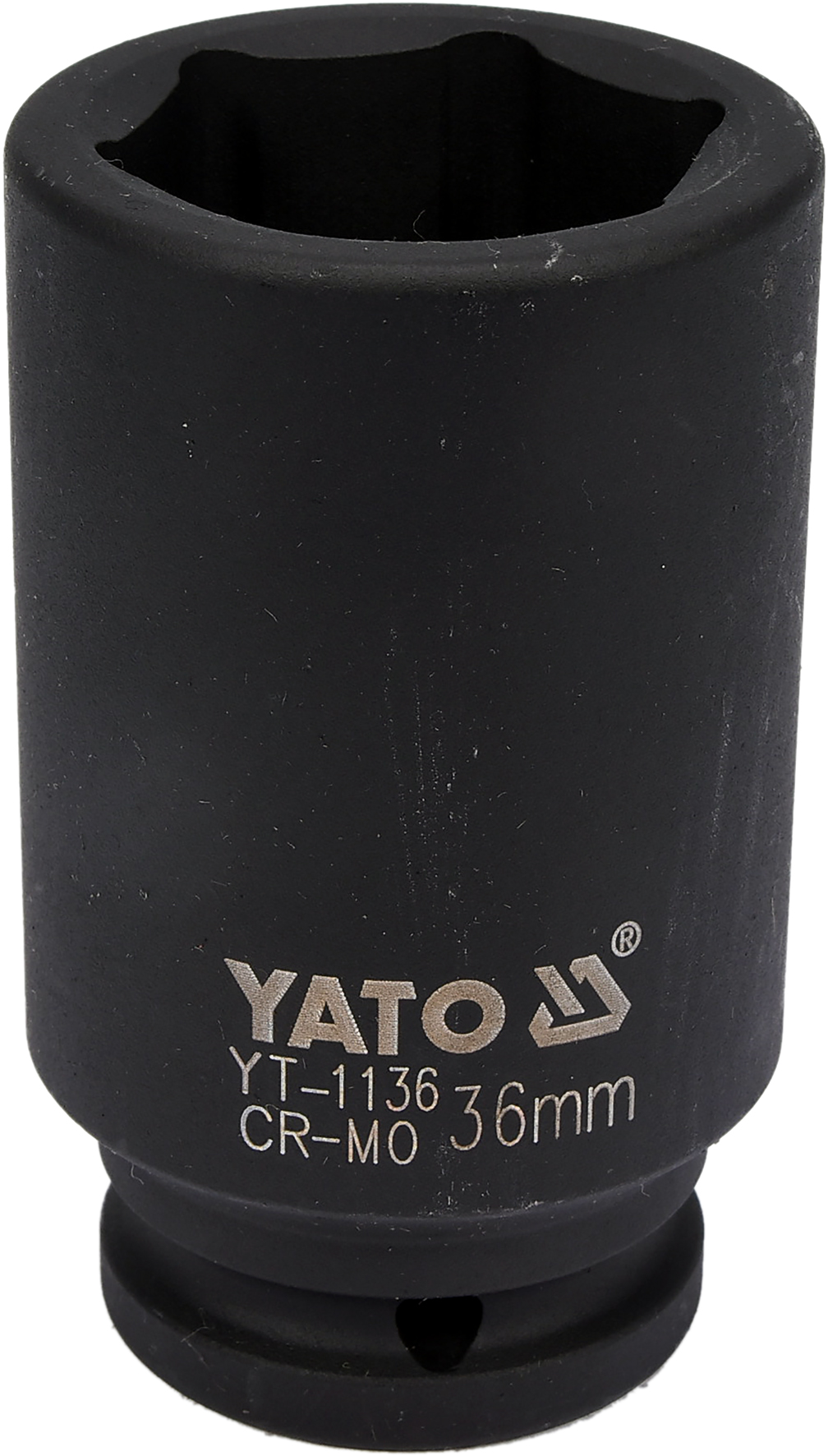 Головка торцевая ударная 3/4" 6гр. 36mm L90mm CrMo YATO YT-1136