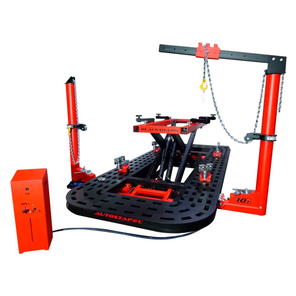 Стенд для исправления геометрии кузовов и рам аварийных автомобилей AUTOSTAPEL Black Shark